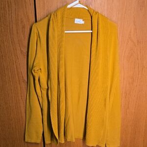 Cielo Mustard Yellow Women's Cardigan
